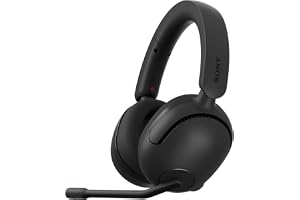 INZONE H5 - trådlöst spelheadset, 360 rumsligt ljud för spel, bekväm passform, 28 timmars batteritid, låg latens, mikrof
