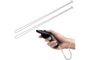 2 Justerbara Handledsremmar för Meta Quest 3-kontroller, Lätta VR-tillbehör Lätt utbytbara Vita Remmar för Oculus Quest 3 Handkontroller