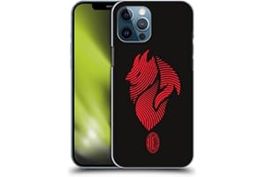 Head Case Designs Licenza Ufficiale AC Milan Logo Grafica Custodia Cover Dura per Parte Posteriore Compatibile con Apple iPhone 12 PRO Max
