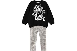 Mayoral Conjunto Niña – Chandal Niña – Conjunto deportivo Niña – Set Sudadera Sin Capucha y Leggins Niña – Conjunto Leggins Niña para el Invierno – Ropa para niñas de 2 años a 8 años