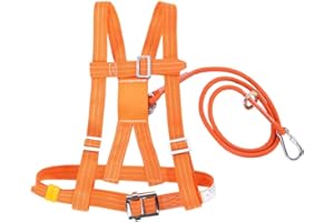 Harnais extérieur d'escalade, harnais s'élevant extérieur de ceinture de sécurité réglable de moitié de corps pour le travail aérien