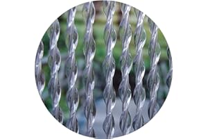 La Tenda Türvorhang, Polyvinylchlorid, transparent-grau, 90x210cm