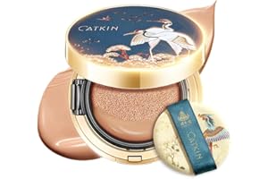 Base de cojín de aire crema de CATKIN BB hidratante natural corrector mediano/ligero 0.46 onzas (C04)
