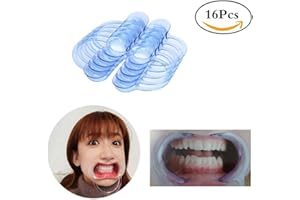 MAKFORT 16pcs mâche Mots mâche Mots Adultes mâche Mots Kids écarteurs Bouche ouvre Bouche mâche Mots Jeux de société S Size