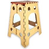 Microcase Portable Folding Portable No. 3 Camping Chair Stool 45.5cm x 35cm AL3888