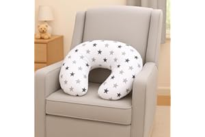 For Your Little One Breast Feeding Maternity Nursing Pillow Support | Mother & Baby Awards Shortlisted (Silver Twinkle Stars)