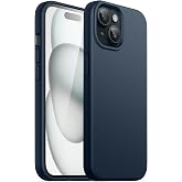 GGM GİYİM &amp; AKSESUAR iPhone 15 ile Uyumlu İ&ccedil;i Kadife Dışı Mat Yapıya Sahip Koruma Sağlayan Lansman Silikon Kılıf (Lacivert)