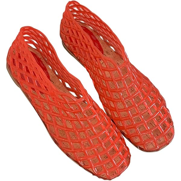 Jelly Mesh Ballerine da Balletto per Donna e Adulto, Sandali