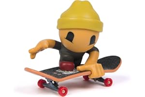 Tech Deck Sk8 Crew, ekskluzywna podstrunnica z figurką wspomagającą, kolekcjonerskie i konfigurowalne mini deskorolki, zabawki dla dzieci w wieku od 5 lat (style mogą się różnić)