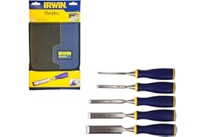 Irwin - Juego formones mango con antichoque(5u)