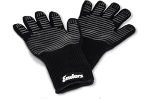 Enders® Grill Handschuhe aus feuerfestem Aramid, 8785, hitzebeständig, Handschuhe für Gas-Grill, BBQ, Backofen, Kamin, sicher und bequem, 2 Stück (1er Pack)