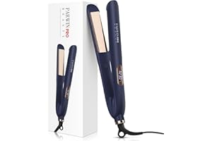 PARWIN PRO BEAUTY prostownica do włosów 2 w 1, prostownica do włosów z powłoką nano-tytanową, szeroka jedwabista płyta grzewcza, z wyświetlaczem LCD, 130℃-230℃
