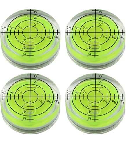 Livella A Bolla Rotonda - Set Da 5 Misure Diverse Per Livellamento Di Precisione - Foto 6