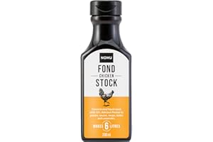 NOMU Chicken Stock Liquid Concentrate - 200ml Makes 6 Litres, Full Flavour for Savoury Dishes, Soups, Stews & Sauces - Gluten Free