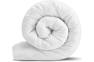 Hafaa Double Duvet 10.5 Tog All Season Anti Allergy Duvets Hollowfibre Filling Thick and Warm Duvet Double - UK Made Quilt