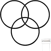 3 Water Filter O-Rings (O-Ring Set A) | O-Ring for Reverse Osmosis Filter Housing Compatible with APEC ROES-50 and Ultimate R