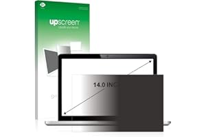 upscreen 14" Blickschutzfilter für 14,0 Zoll Notebooks (35.6 cm) [305 x 185 mm, 15:9] - Blickschutzfolie Anti-Spy, Privacy Filter