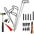 FORUBAR 23pcs Dent Remover Tool for Car, Car Dent Puller Kit, Paintless Dent Removal Kit, Car Dent Repair Kit, Knock Down Pen for High Point Repair