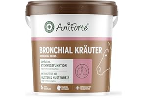 AniForte Herbes bronchiques pour Chevaux 1kg - pour la toux, Les rhumes, Les Herbes bronchiques soutenant Les problèmes respiratoires, Les Herbes pour Chevaux pour Les Voies respiratoires Libres