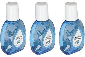 AEUN Lot de 3 gouttes pour les yeux rouges efficaces