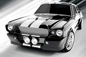 EMPIREPOSTER Empire Interactive Classic GT - V8 Poster avec Accessoire Motif Voiture Pas de Cadre