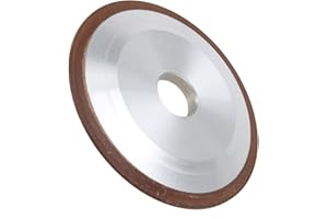 bqlzr 100 mm Dia conique un côté Uni en résine Meule à Moudre en carbure de tungstène acier dur