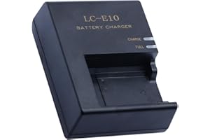 AERXVECIY LC-E10 Battery Quick Charger Compatible with LP-E10 LC-E10C LC-E10E Batteries for Canon EOS Rebel T3 T5 T6 T7 T100 1500D 2000D 3000D 4000D 1300D 1200D 1100D SLR Digital Cameras Power Supply