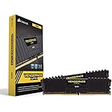 Corsair CMK32GX4M2A2400C14 Vengeance LPX 32 GB (2 x 16 GB) DDR4 2400 MHz C14 XMP 2.0 High Performance Desktop Memory Kit, Bla
