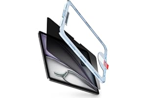 BERSEM 1 Stück Privacy Schutzglas für iPad Air 11 Zoll M3 2025 / M2 2024, Anti-Spy Schutzfolie, 9H Gehärtetes Glas Sichtschutz, mit Einfacher Anbringungsschale
