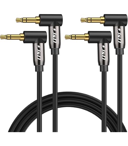 ANNNWZZD Câble Jack Audio Stéréo 3.5mm,Câble Auxiliaire 3.5mm Mâle Vers