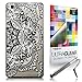 Produktbild CASEiLIKE Mandala-Kunst 2096 Ultra Slim Back Hart Plastik Stoßstange Hülle Cover for Huawei P8 +Folie Displayschutzfolie +Eingabestift Touchstift (Zufällige Farbe)