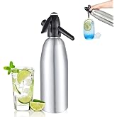 1L Taşınabilir Soda Sifon K&ouml;p&uuml;kl&uuml; Su Yapıcı, Seltzer Su Yapıcı, Gazlı Su Makineleri, Ev İ&ccedil;ecek Suyu Bar Bira Makinesi, Ev Bar