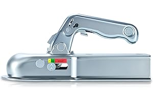 MEISHILE 60mm Tête D’attelage, Tete Attelage Remorque 800kg, Tete Crochet Attelage Voiture, Accessoire Remorque pour Camping-Cars et caravanes