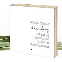 Holzbild Großeltern 15x15cm - Mit Spruch Fotodirektdruck