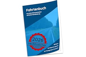 MAXIPRINT1000 1 | 3 | 10 Fahrtenbuch PKW Finanzamt anerkannt A5 80 Seiten Deutschland Österreich LKW Fahrtenbücher 2026 Private Geschäftliche Fahrten