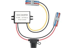 YBBOTT DC-DC 12V/24V/36V/48V to 5V Voltage Regulator 3A 15W Step down Converter IP67 Waterproof Power Transformers