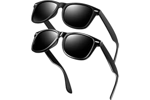 KANASTAL 2024 Alta Protección UV400 Gafas de Sol de Polarizadas Rectangulares Clásico para Hombre y Mujer para Conducir, Pescar, Correr, Ciclismo