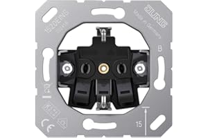 Jung 1520EINS - Base enchufe con toma tierra sin cazoleta automática