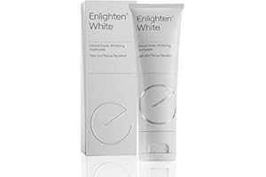 Enlighten White - Whitening Toothpaste with Fluoride, 75 ml - Advanced Enamel Protection and Stain Removal, Restores Shine and Improves Colour - Recommended by Dentists