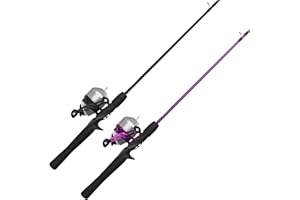 Zebco 33 Spincast Reel and 2-Piece Fishing Rod Combo, 5-Foot 6-Inch Durable Fiberglass Rod, Quickset Anti-Reverse Fishing Reel with Bite Alert