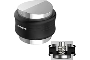 Normcore Distributore di caffè da 53,3 mm con tamper, distributore di caffè 2 in 1 e tamper per macchina portafiltro espresso