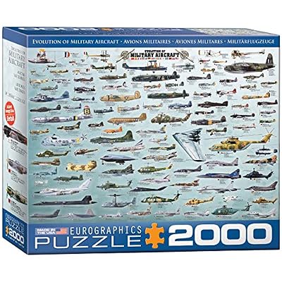 Eurographics Puzzle Évolution de l'aéronautique Militaire (2000 pièces)