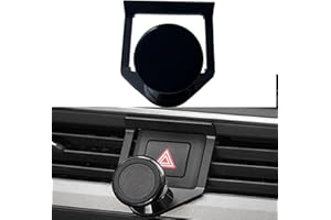 MICMXMO Magnetyczny uchwyt na telefon komórkowy kompatybilny z Audi A4 B9 A5 F5 (od 2017 do 2025), magnetyczny uchwyt do uniwersalnego smartfona, regulowany 360° dla optymalnej widoczności, czarny