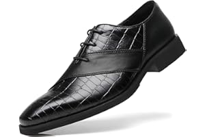 SANNAX Uomini's Suit Shoes Business Lace Up Low Shoes Oxford Classic Scarpe di Cuoio Formali Scarpe da Sposa