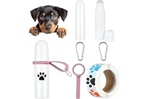 BEIMEIII Futtertube Hund zum Befüllen 90ml Futtertube Befüllbare Tuben für Hunde mit Karabiner Nassfutter Abfüllflaschen Zubehör Silikon Reiseflaschen für Hundetraining als Belohnung Weiß