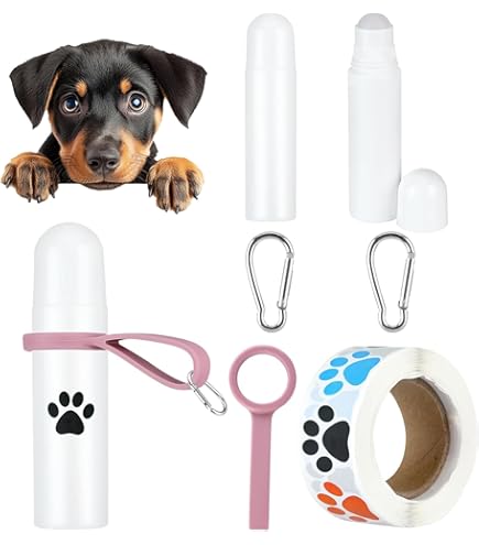 AKONE Futtertuben Für Hunde 4er Set - 90ml Silikon Tuben Mit Karabiner Für Unterwegs