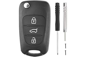 Alppihym gusci chiave auto compatibili Hyundai e Kia - Gusci chiave compatibili per Hyundai i30,ix35, ix20,i20 Kia Sportage,Ceed, Soul,Venga,Rio -Accessori di ricambio guscio chiave auto