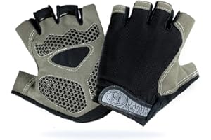 IvyLife Guanti Bici da Ciclismo Estivi Mezze Dita per Bicicletta Moto Arrampicata Montagna Corsa Sport Palestra Fitness Traspirante Antiurto Antiscivolo da Uomo e Donna