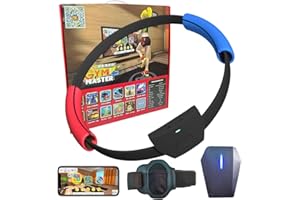 PowerLead Smart Game Fitness Anneau de Fitness pour Aventure Somatosensory Family Sports Game Ring avec Application