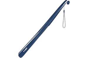 TYGA STORE TYGA Chausse-Pied Extra Long à Manche 23 pouces, 58 cm, Ajusteur de Chaussures Confortable et Allongé (Pour Hommes et Femmes) (Bleu, 1)